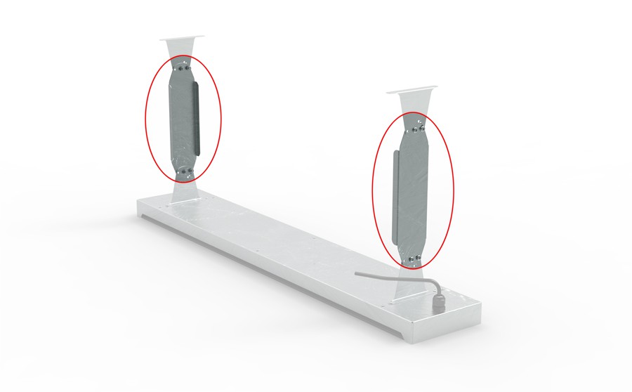 Ceiling spacer system for CasaTherm Heatpanel Infrared heaters for