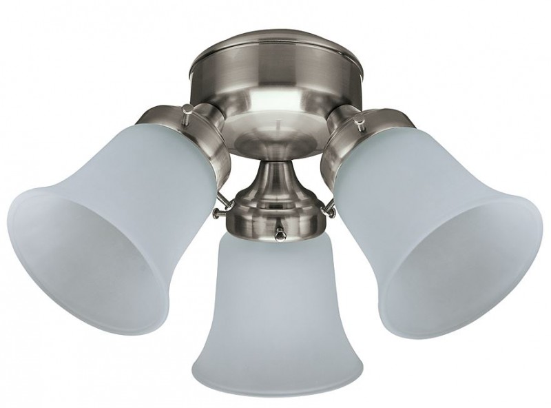HUNTER ceiling fan add-on light kit 3 Light Flush Mount Ceiling fans ...